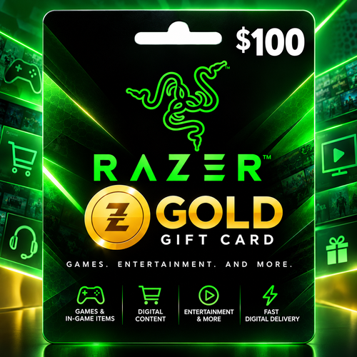 Razer Gold Gift Card 100 USD USA