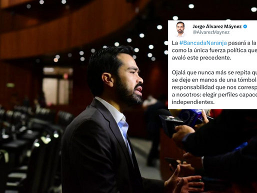Acusa MC inacción de bancadas opositoras ante selección de nuevos consejeros del INE