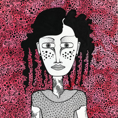 Obra de Arte: Por que me olhas assim, do artista Carlos Sergio Borges. Quadro. Tela.