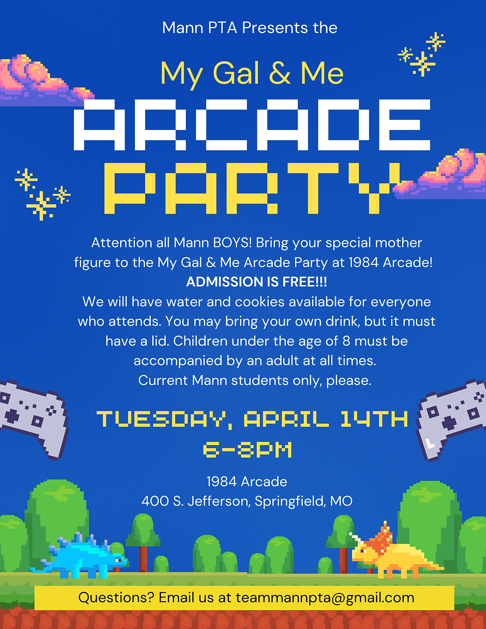 My Gal & Me Arcade Party