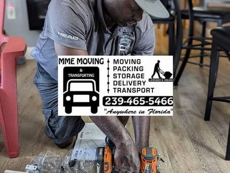 Call MME MOVING Furniture Assemble Technicians!!!