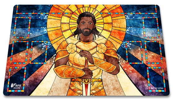 Stained Glass Boltyn Artwork Flesh and Blood Custom Playmat
