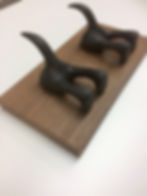 Thumbnail: Wooden dog lead & coat hook