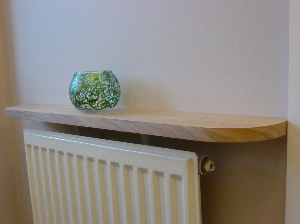 Radiator shelves