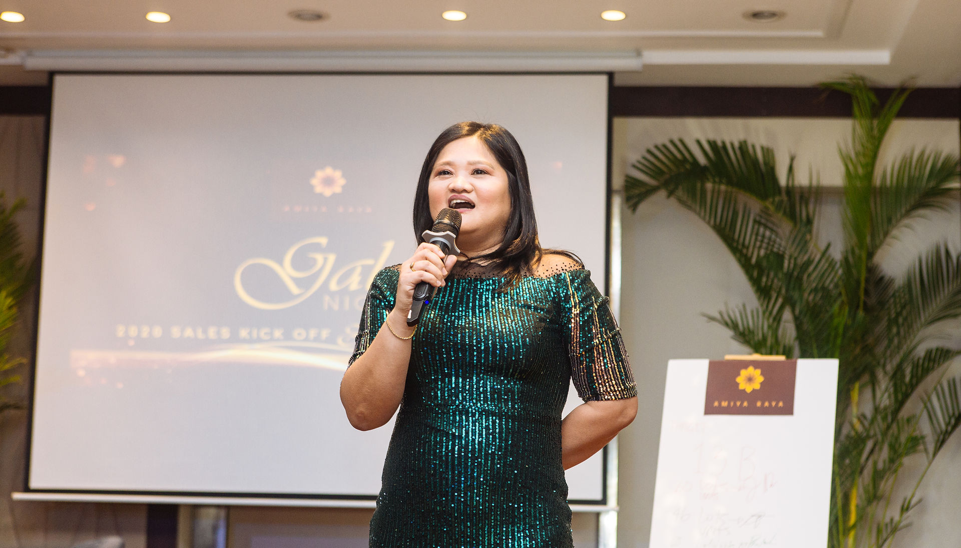 CCI President Ms. Ma. Charina Garcia's message to the team: "Dream Big. Have Grit. Be Relentless."