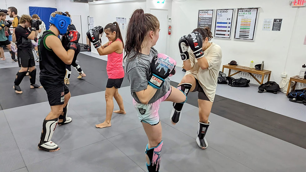 Muay Thai Sparring at Ascend Martial Arts