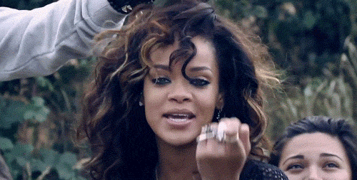 a gif of rihanna saying come here and let's chat website strategy