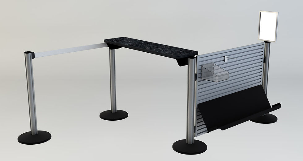 Thumbnail: Retractable Alulilly Queue Posts