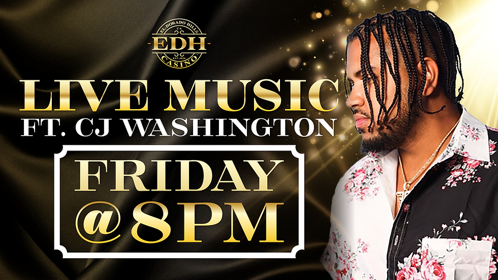Live Music Friday ft. CJ Washington