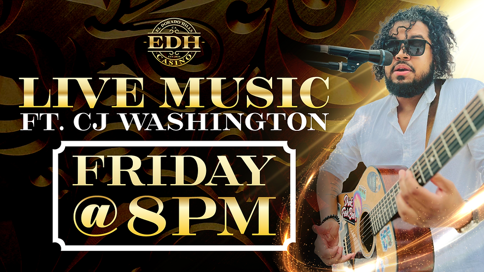 Live Music Friday ft. CJ Washington