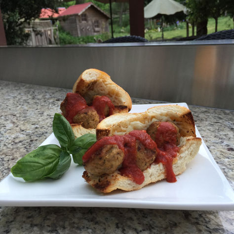 Heidi's Italian Meatball Sandwich