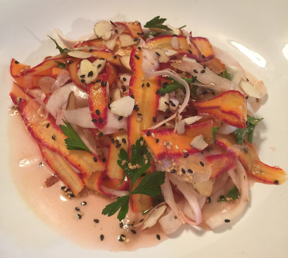 Halls Organic Rainbow Ribbon Carrot & Turnip Salad.JPG