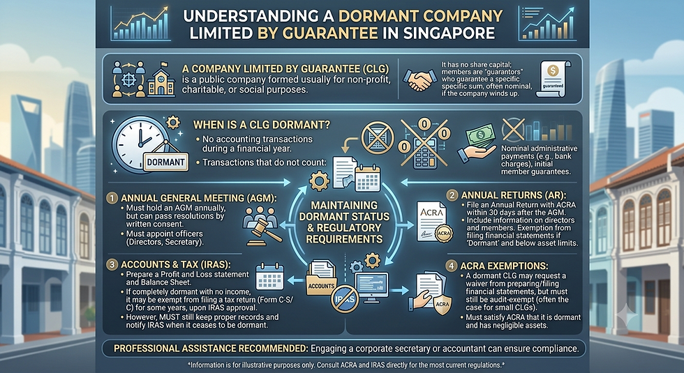 Dormant Company Limited by Guarantee in Singapore