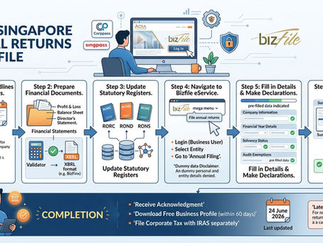 How to File Singapore Annual Returns via Bizfile