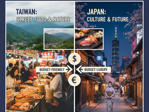 Taiwan vs. Japan: Travel Comparison