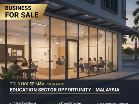 Business for Sale Malaysia – Education Sector Opportunity