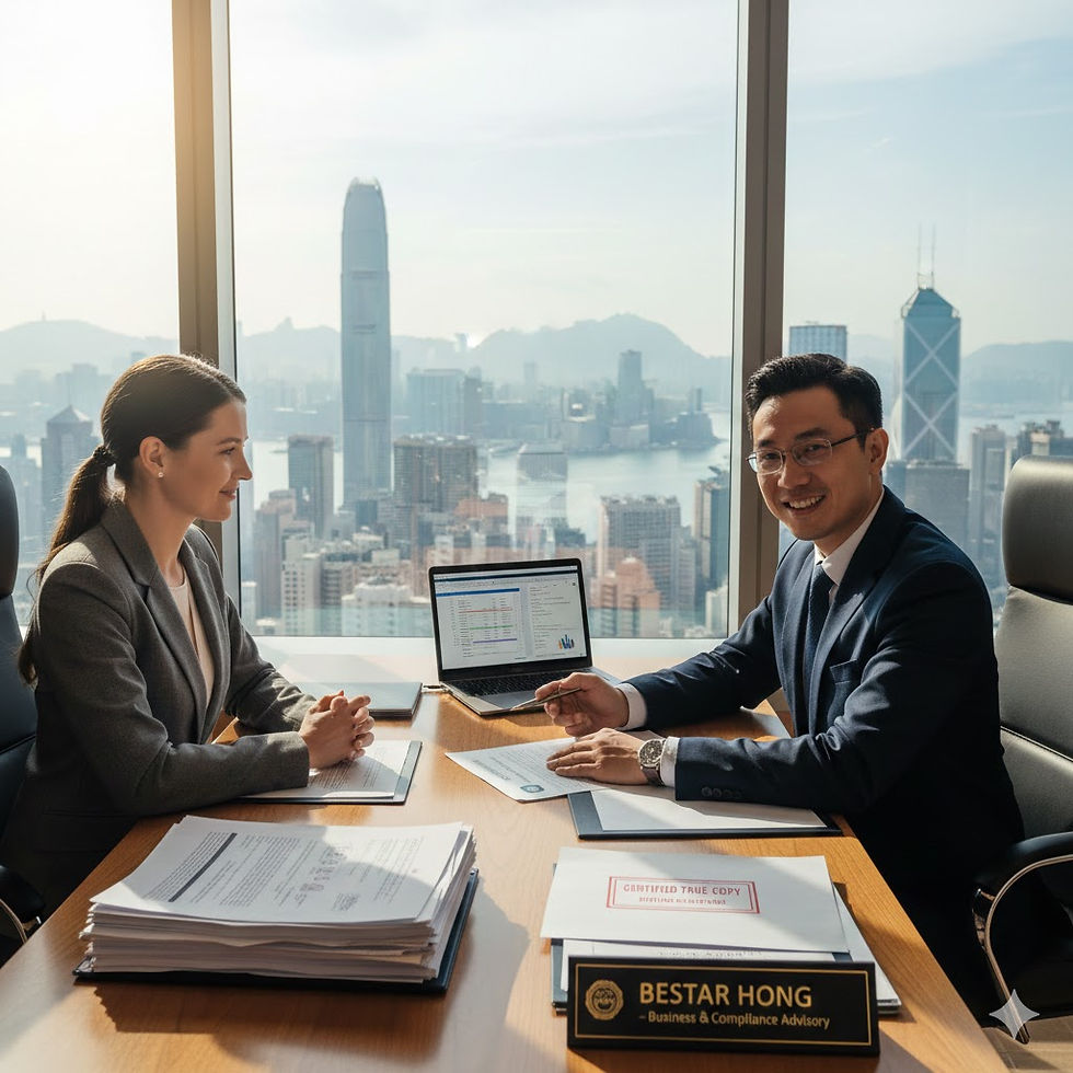 Traditional Bank Account Opening Support HK | Bestar