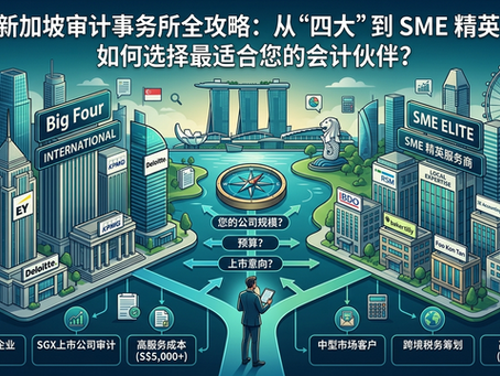 新加坡审计事务所全攻略:从“四大”到 SME 精英,如何选择最适合您的会计伙伴?