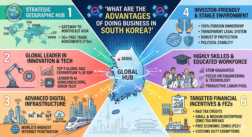 What are the Advantages of Doing Business in South Korea