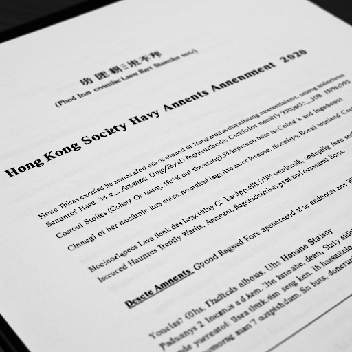 Hong Kong Society By-law Amendments | Bestar