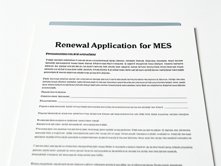Renewal Application for MES