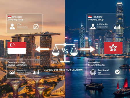 Singapore vs Hong Kong Company Setup