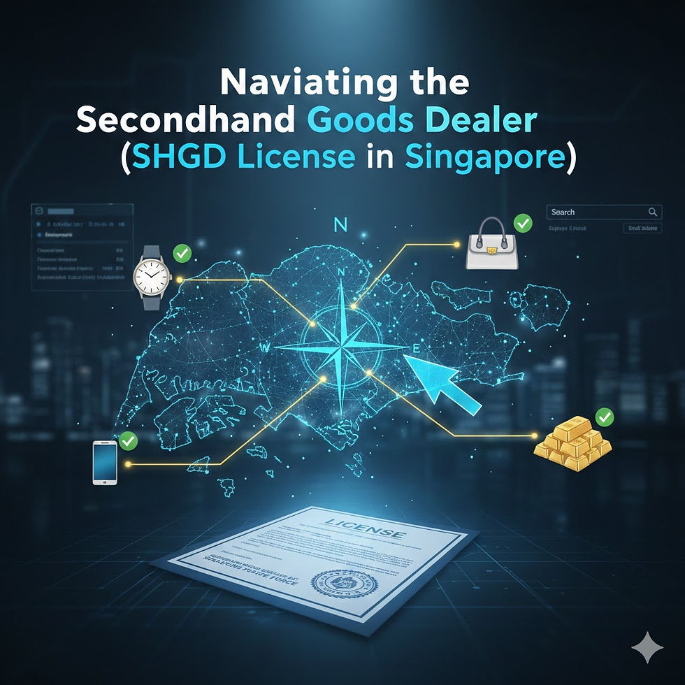 Navigating the Secondhand Goods Dealer (SHGD) License in Singapore