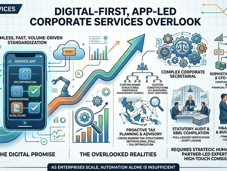 Services Digital-first, App-led Corporate Services Overlook