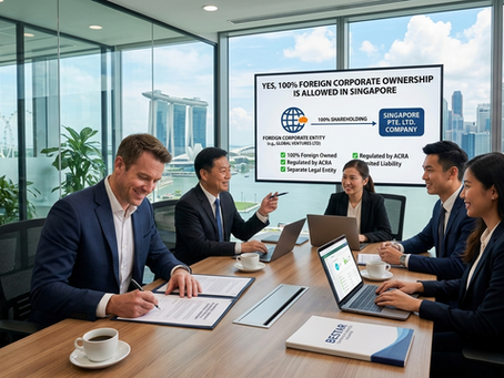 Can a Foreign Corporate Entity Be a 100% Shareholder in Singapore?
