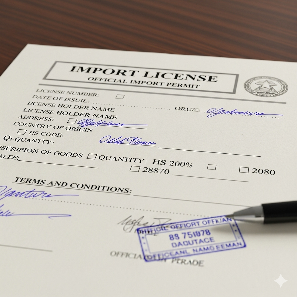 Import License | Bestar