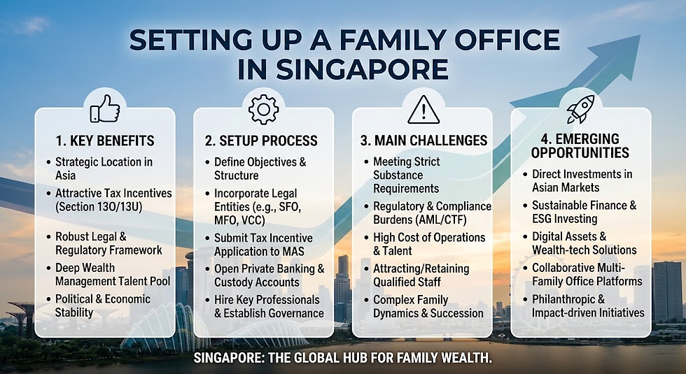 Setting Up a Family Office in Singapore: Benefits, Process, Challenges, and Opportunities | Bestar