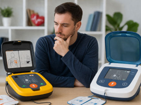 semi-automatic AED device