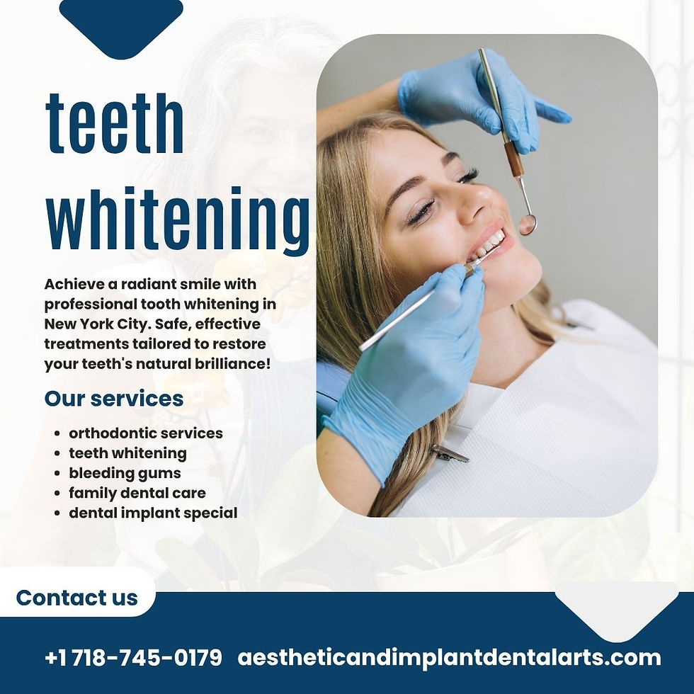 Tooth Whitening in New York City