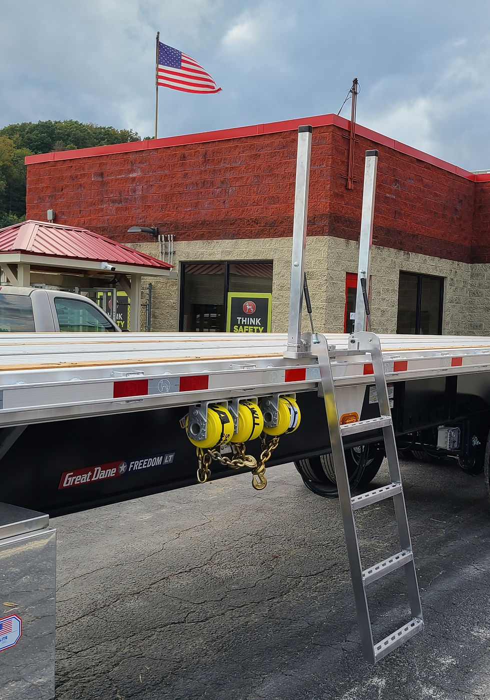 Thumbnail: (RXL4) 4-Step Aluminum Adjustable Stake Ladder