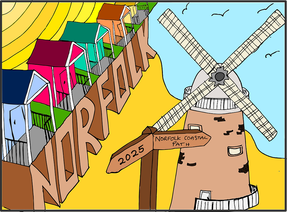 Thumbnail: Norfolk 2025 Postcard - Coastal Collection