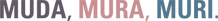 Text graphic displaying the words “MUDA”, “MURA”, and “MURI” in different colors, representing the three types of waste in Lean methodology. 
