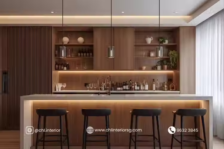 Kitchen bar counter in Singapore