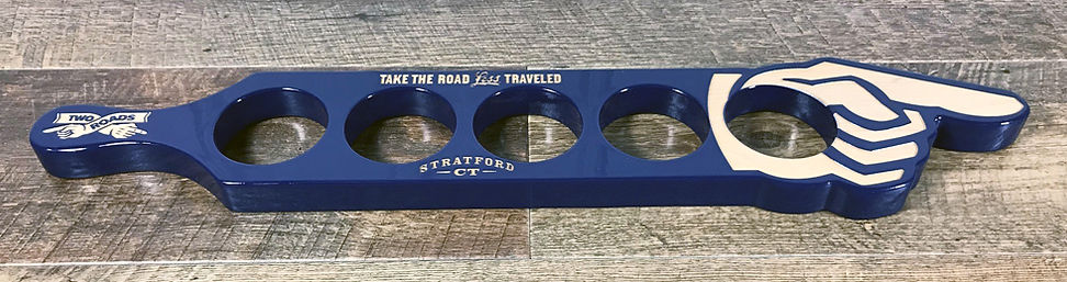 Two Roads Brewing Beer Flight Tray