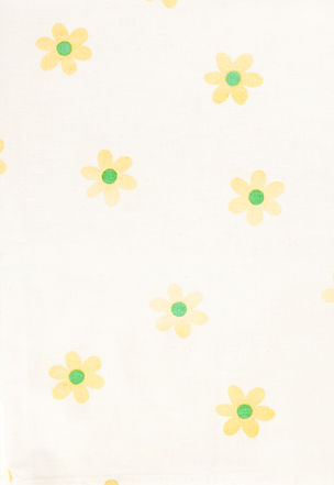 Cute Orange Flower Print