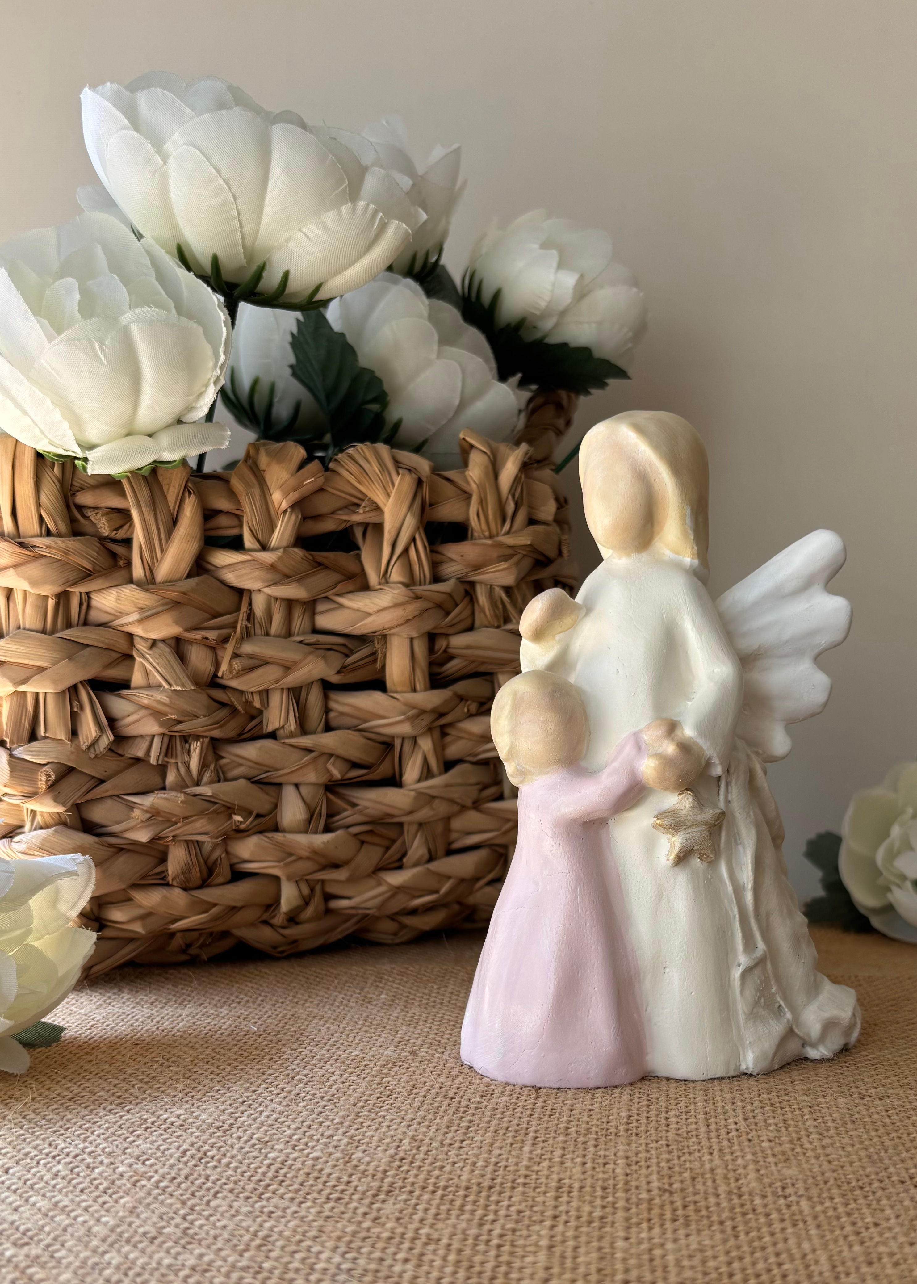 Angel de La guarda, estrellita. Rosa