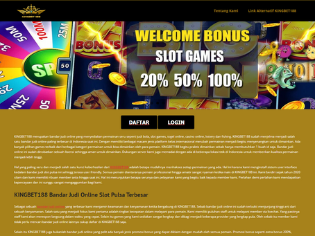 KINGBET188 Agen Judi Slot Bonus New Member Terpercaya Tanpa Potongan