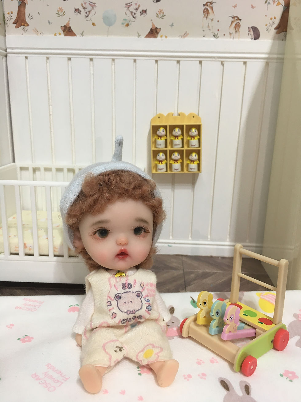 Thumbnail: Ooak handmade ob11 type clay dolls bjd type gifts  