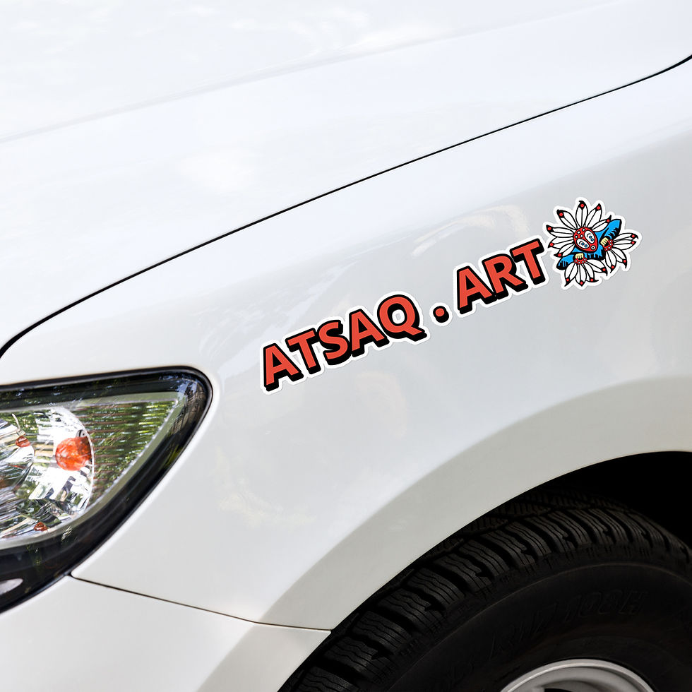 Thumbnail: Atsaq Logo Bubble-Free Stickers
