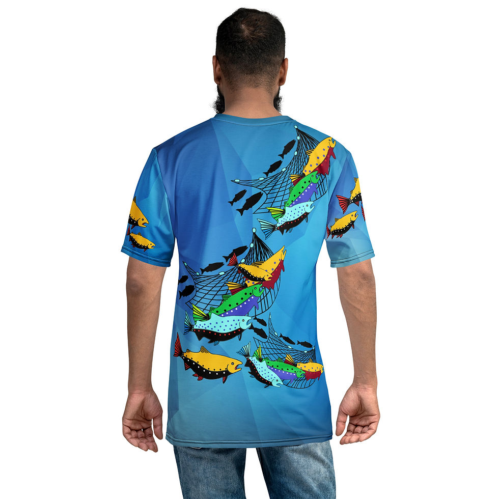Thumbnail: Men's Blue Fish T-Shirt