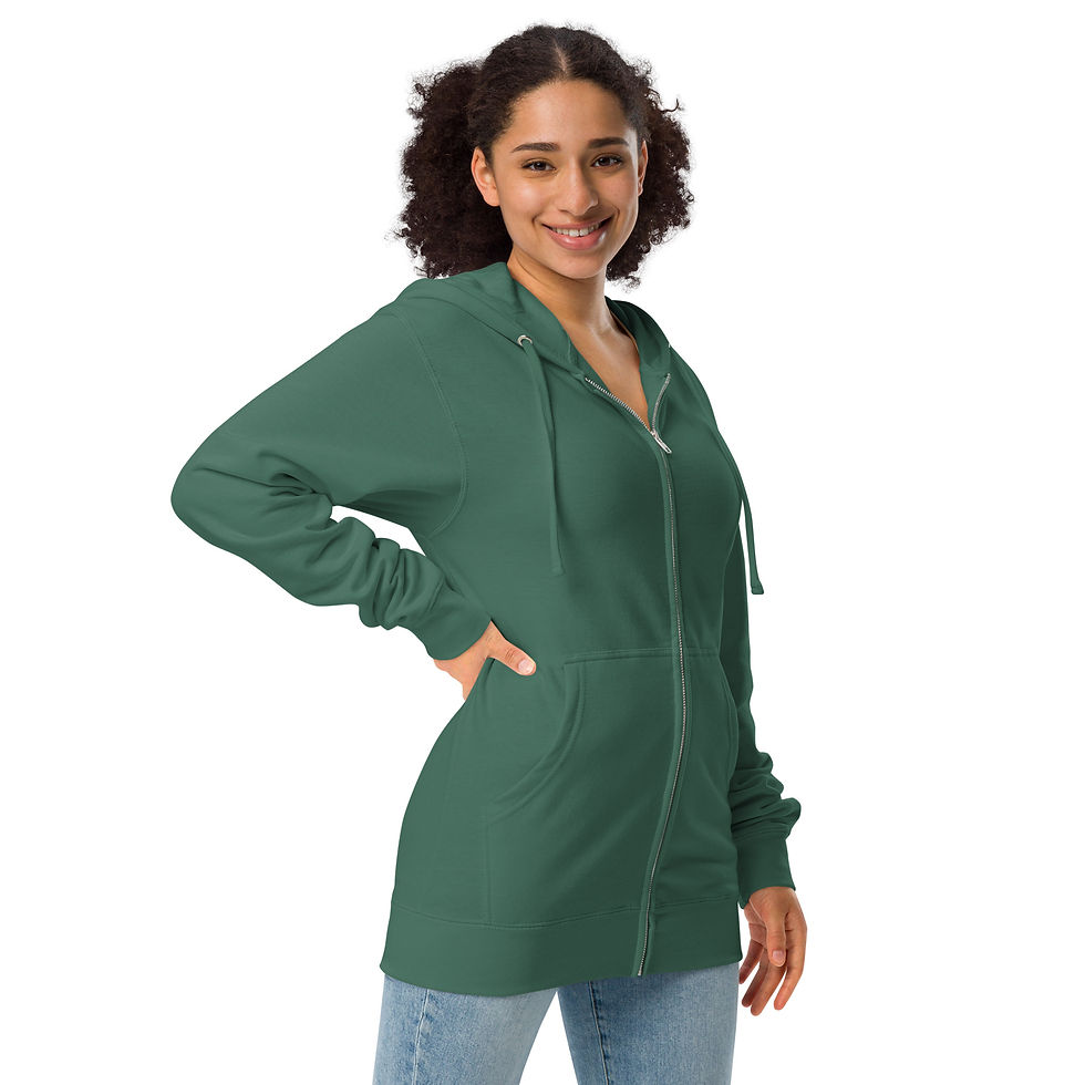 Thumbnail: Unisex Fleece Zip Hoodie