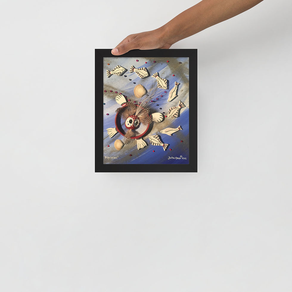 Thumbnail: Migration III Framed Print