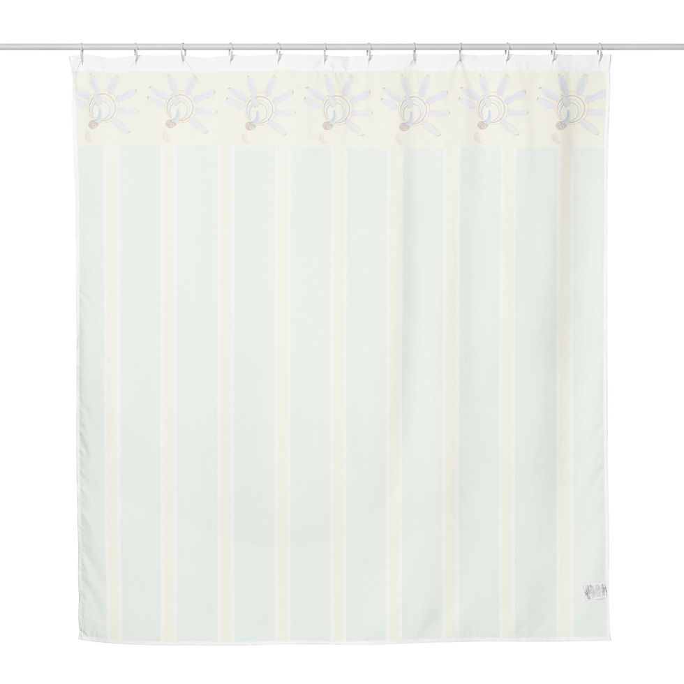 Thumbnail: Pastel Green Shower Curtain