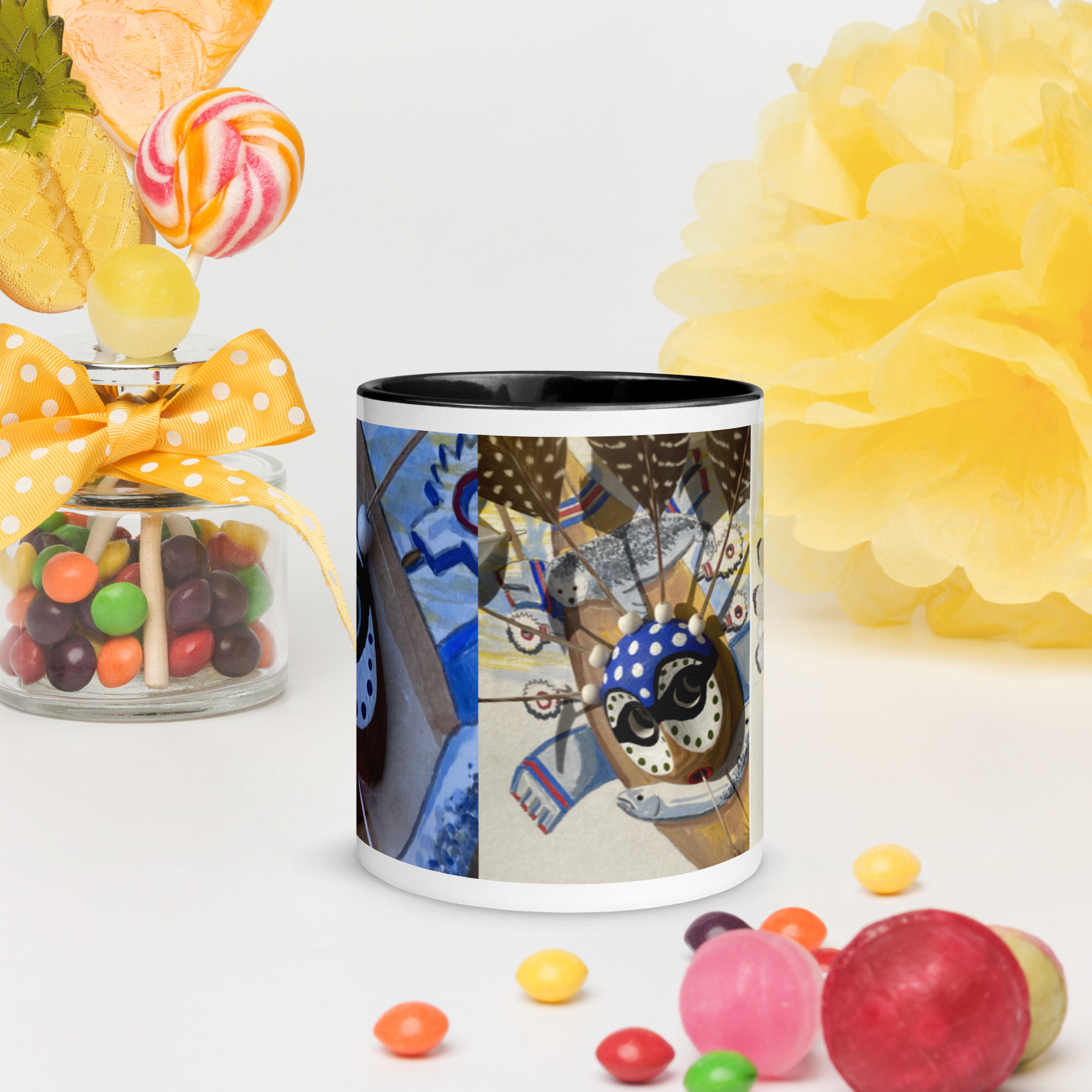 Color Inside Mask Mug