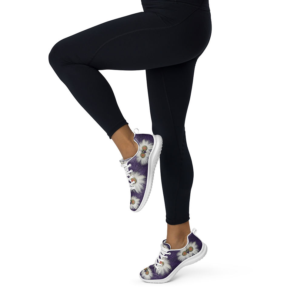 Thumbnail: Women's Purple Dance Fance Athletic Shoes