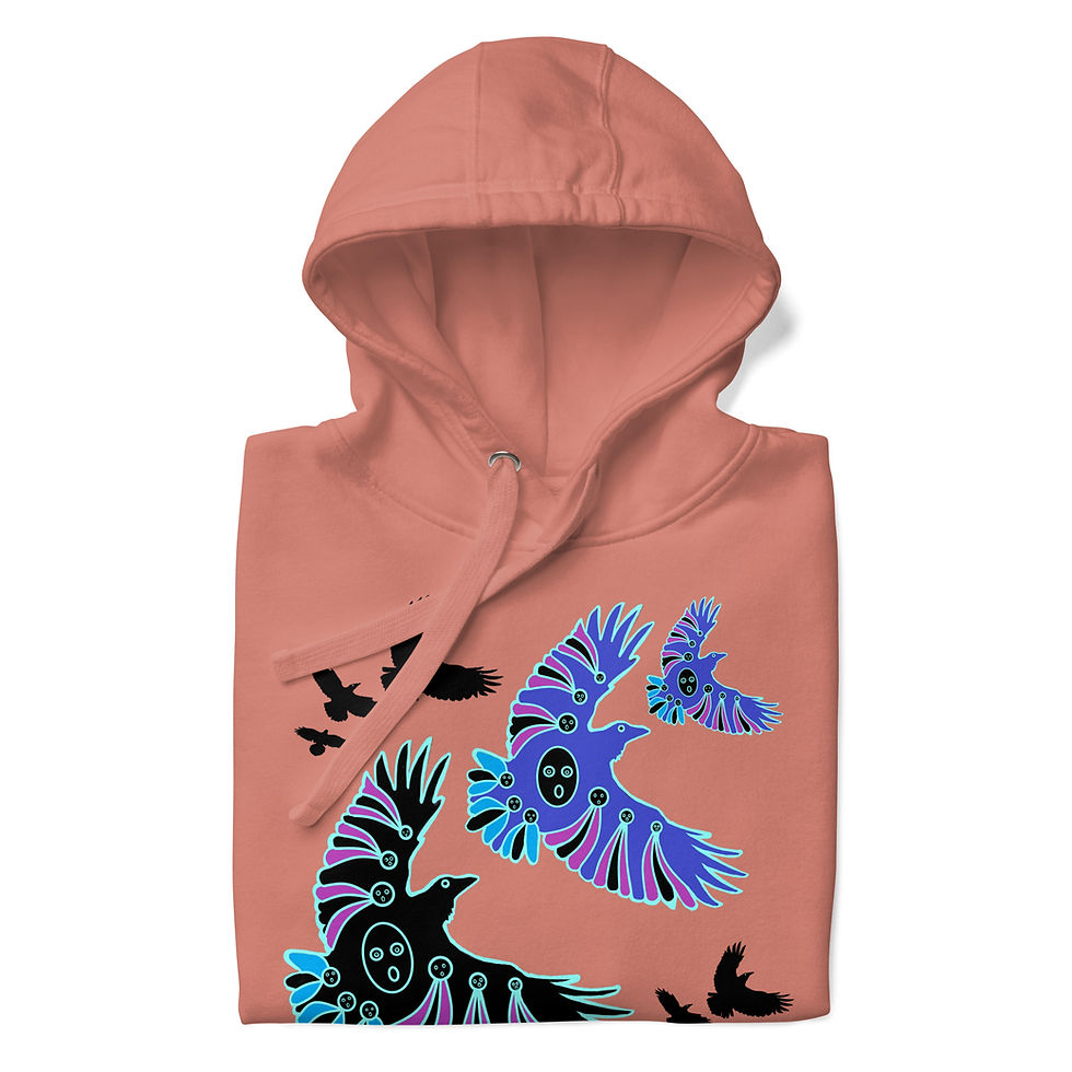 Thumbnail: Raven Blend Unisex Hoodie